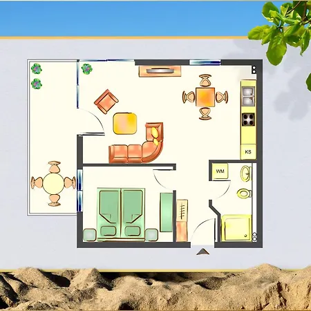 Appartement Strandblick 2 *